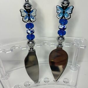 Blue Butterfly Cheese Spreaders